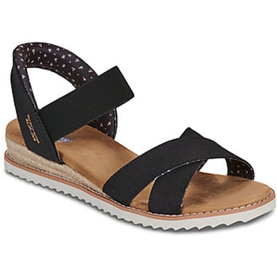 Skechers Slip-Ins Bobs Desert Kiss - Golden Lily Damessandaal Zwart