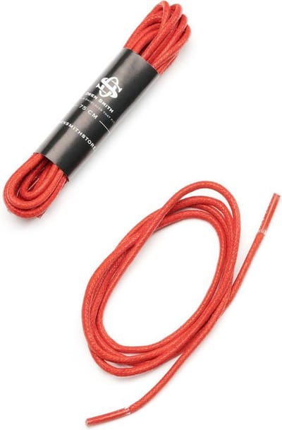 Owen Smith - Herensokken rood - met Veters - maat 43-46 veterlengte 75cm