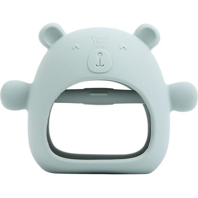 Beer Happy Bite Baby Paddestoel Bokshandschoenen Molaire Staaf Volledig Pakket Comfort Speelgoed Baby Eetbare Siliconen Bijtring