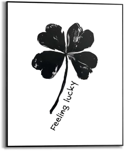 Schilderij Feeling Lucky - 50 x 40 - Hout - REINDERS