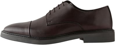 Next - Heren - Leren schoenen met contrasterende neus - Bruin