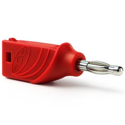 Velleman Banana plug 4mm stapelbaar - Rood