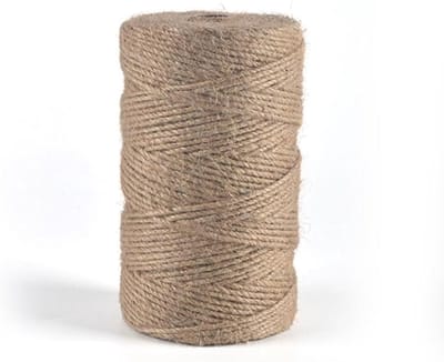 Jute Touw - Natuurlijk Koord - Knutselen en Tuinieren - 3-Laags Constructie - 200 Meter - Bruin