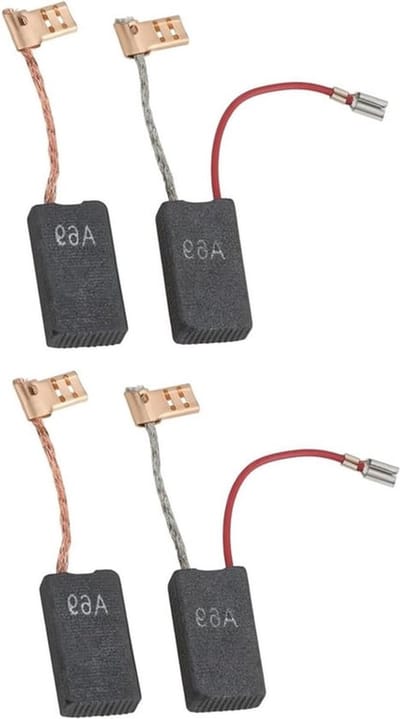 Dailygoods- Koolborstels 6,3x12,5x23mm - Compatibel met GBH 5-40 DE - Compatibel met GSH 5 CE - Roterende Hamer - Schokbestendig - Consistente Motorprestaties - Motorborstel