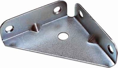 Set van 4 Verzinkte Hoekbeugelplaten 50x50mm voor Versteviging en Montage
