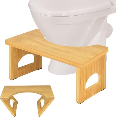 Houten Toilettree, Vouwbare Toilettree met 35 Graden C-Vorm, Duurzaam en Milieuvriendelijk