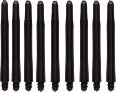 Darts Set zwarte dartshafts - 5 sets (15 stuks) - Inbetween - dartshafts - dart shafts