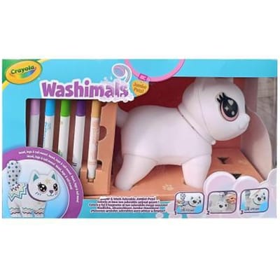 Crayola - Washimals - Hobbypakket - Jumbo Pets Set Big Jenny de Grote Poes Voor Kinderen