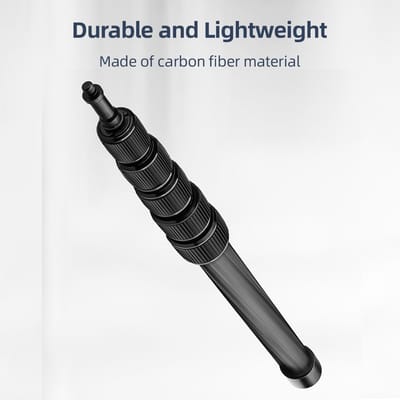 Microfoonarm - Galgarm Boomarm - Professionele Opnames - Verstelbare Lengte - 155 cm - Zwart