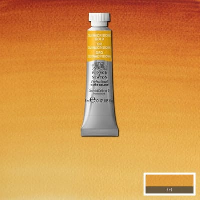 Watercolor paint W&N 5ml – 547 Transparent Gold Deep