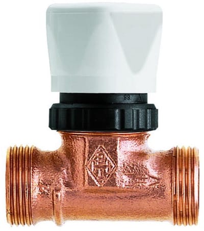 IMI Hydronic Engineering HEIMEIER Vooraf instelbare ventiel G 3/4 x G 3/4 buitendraad,m.beschermkap, 1328-02.000
