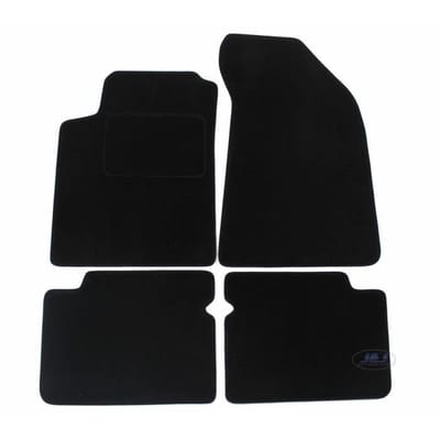 Tapis De Sol Noir Velours - J&J AUTOMOTIVE - Fiat Bravo 2007-2017 - Sur Mesure - Antidérapant - Imperméable noir