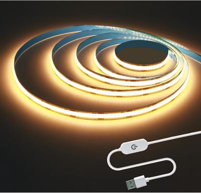 Flexibele 2m LED Strip met 640 LEDs - Dimbare Warm Witte Neonverlichting voor Feestjes, Decoratie en Meubels