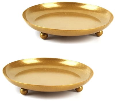 Dailygoody - Theelichthouder - Goud - Kandelaar voor waskaarsen