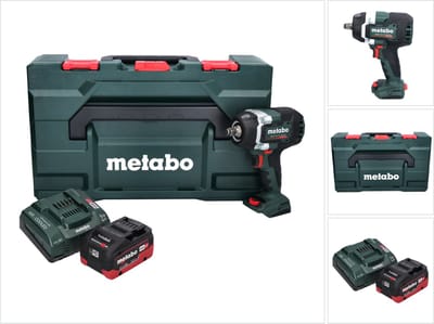 Metabo SSW 18 LTX 800 BL accu-slagmoersleutel 18 V 800 Nm 1/2" borstelloos + 1x accu 5,5 Ah + oplader + metaBOX