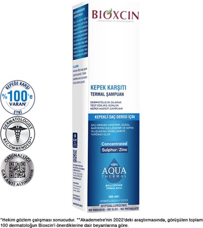 Bioxcin Aqua Thermal - Anti-roos Shampoo - 300ml