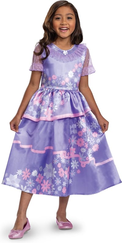 DISNEY - ENCANTO, Isabela Madrigal jurk Classic, Maat XS (3T-4T jaar), Meisjes