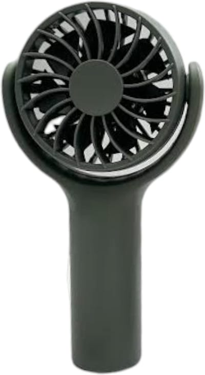 Betu Company - Handventilator - Verkoelend - Verkoeling - 3 standen - Draagbare handventilator - handig bij opvliegers - Tafel Ventilator - Mini Ventilator - Oplaadbaar - Incl Oplaadkabel - Groen