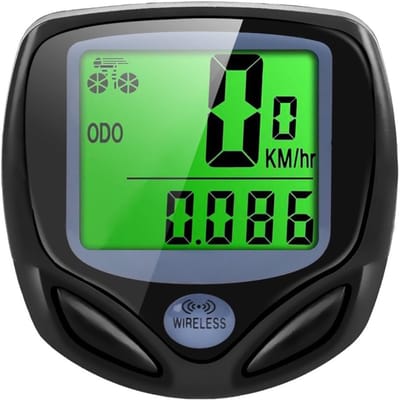 ZRSS® Kilometerteller Fiets - Fietscomputer draadloos - Snelheidsmeter Waterdicht - Zwart