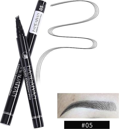 Handaiyan Microblading Eyebrow Tattoo Pen | Waterproof Tattoo Wenkbrauw Pen |Wenkbrauwpen | Kleur 5: Zwart