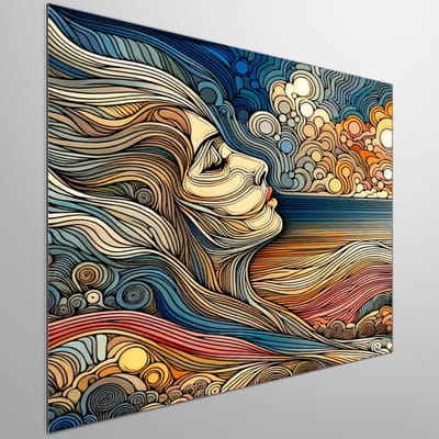 Kunstprint | Wanddecoratie | Dibond | 20 × 20 cm