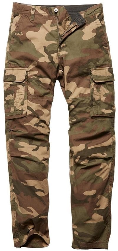 Vintage Industries Cargo-broek Reef Pants Woodland
