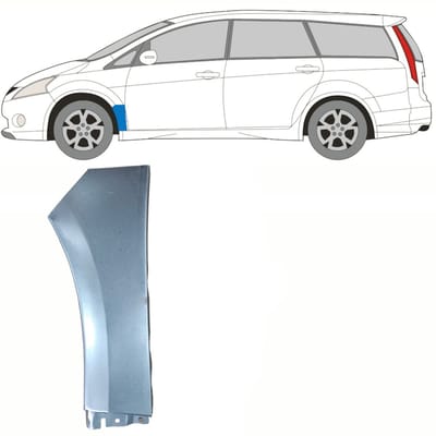 Reparatiepaneel voorspatbord voor Mitsubishi Grandis 2004-2011 / Links