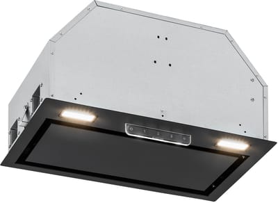 Klarstein Afzuigkap, Afvoer-afzuigkap met vaatwasserbestendig aluminium filter, Stille afvoer-afzuigkap, 369 m³/u luchtstroom, Wandkappen met LEDs, Afzuigkap voor wandmontage