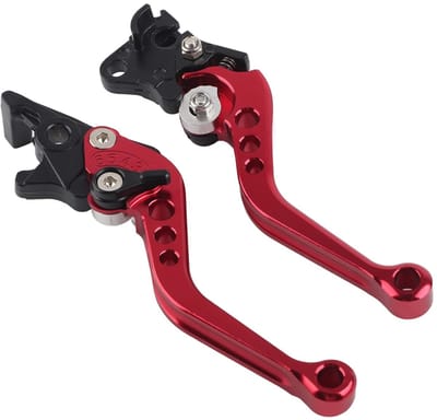 Dailygoods- Remhebel CNC Aluminium - Koppeling/Remhendel - Geschikt voor GY6/CG125 - 1 Paar - Lengte 16cm/19cm - Gewicht 296g - Motorfietsrem