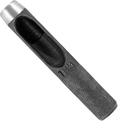 1mm perforator, koolstofstaal, holle perforator, snijgereedschap, rubberen perforator, horlogeband, leren perforator voor riemen, stoffen, canvas, papier, plastic, enz.