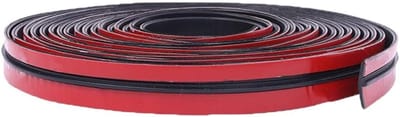 Autodeurafdichting - 8 meter rubberen auto ruitdichtheidband T-vormige zelfklevende ruitrandprofiel automatisch dak 19mm