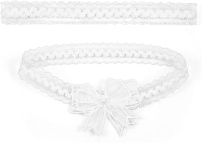 Elegante Kousenband met Witte Kant en Strik voor Bruiden - Perfecte Bruiloft Accessoires, Cadeau voor Vrijgezellenfeest en Bruiloft