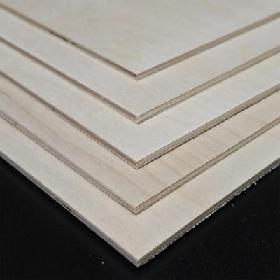 Multiplex Plaat 4mm Berkenhout - Op Maat Gezaagd Houtpaneel voor Hobby & Vakman