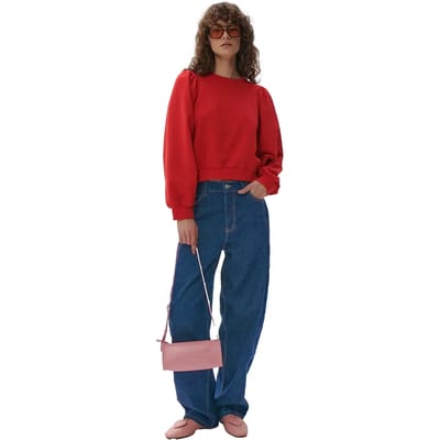 Dames sweatshirt She is Sunday Rosso Amore