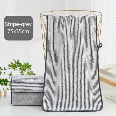 Katoenen handdoek Byathroom Sterk absorberend verdikt gezichtshanddoek Zacht niet-pluizend volwassen handdoek Hotel reizen huishoudelijk cadeau 75X35cm