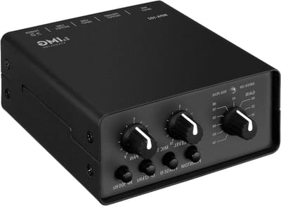 Microfoon Voorversterker - Audio Mixer - Geluidsverbetering - Schakelbare Fases - 116 x 55 x 125 mm - Metaal