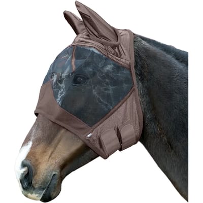 Horze frontriem Ultradun - zwart leer - Full (41.5cm)