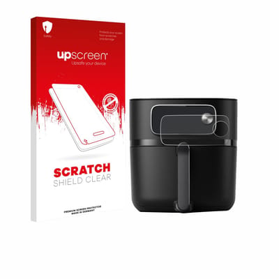 upscreen - Screenprotector voor Philips Airfryer HD9876/90 - Folie Beschermfolie transparant