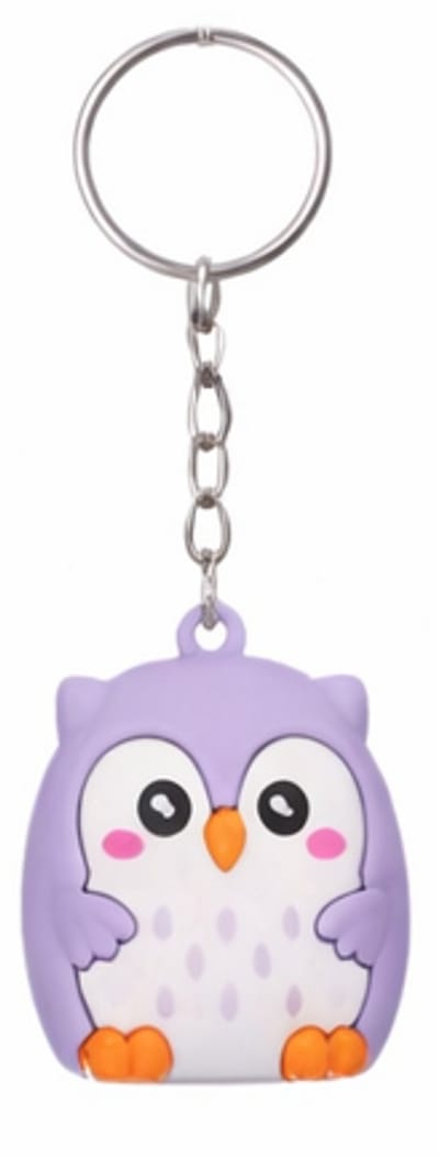 Kawaii Kuties 3D Keychain – Uil Hoot – Cute Collectible Keychain 6 cm – Schattig Cadeau