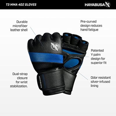 MMA Handschoenen 4 oz - Zwart - Perfect voor Training en Wedstrijden