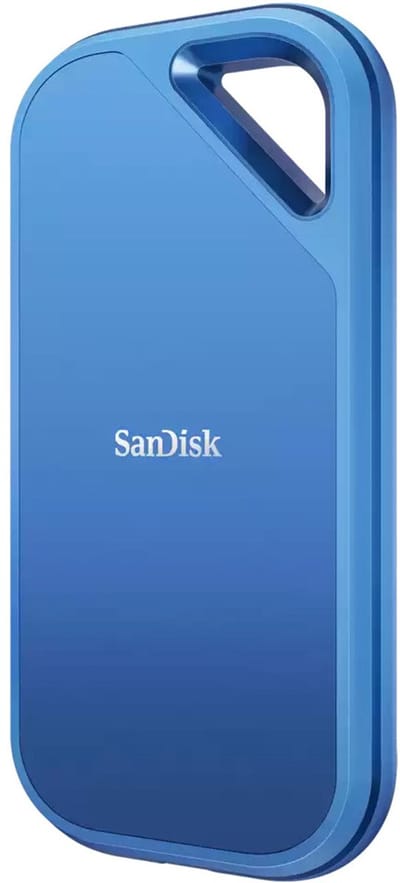 SANDISK Creator Pro SSD - 2TB - Blauw - External hard drive SSD - USB 3.2 Gen 2x2