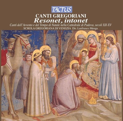 Schola Gregoriana Di Venezia, Lanfranco Menga - Resonet Intonet, Canti gregoriani dell’Avvento e del Natale (CD)