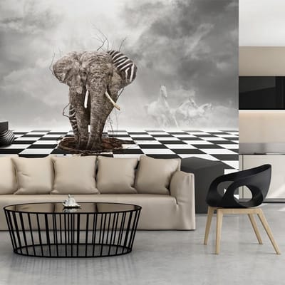 Fotobehang – Behangpapier - Fotobehang - Ontsnapping uit Afrika 350x270 - Artgeist