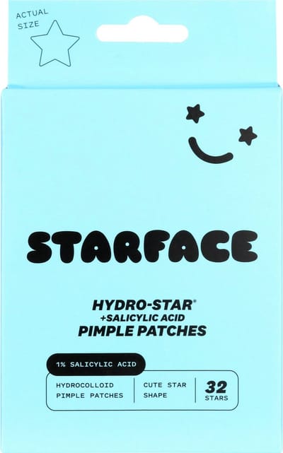 Starface Salicylic Acid Hydro-Star Pimple Patches 32 Count for All Skin Types