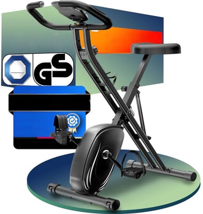Nexvo® Hometrainer Fiets - Hometrainers Fitness - Hometrainer - Zwart - 86cm x 44cm x 117cm