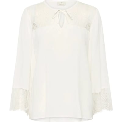 Damesblouse met lange mouwen KAFFE April Lace