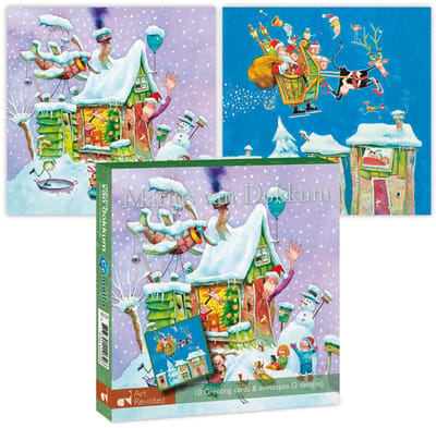 Art Revisited kerstkaar Marius van Dokkum White Christmas en Jingle Bells