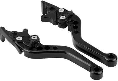 Dailygoody - Remkoppelingshendel - Dubbele Schijfremhendel - Premium Kwaliteit - Zwart - Motorfiets Accessoires - Voor Crossmotor en Scooter - Un