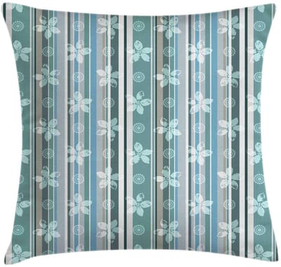 ABAKUHAUS Bloemenkussenhoes – Dubbelzijdig bedrukt – 40×40 cm