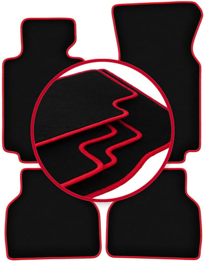 CARLUX-RED automatten voor: BMW 7 E38 sedan (1994-2001)